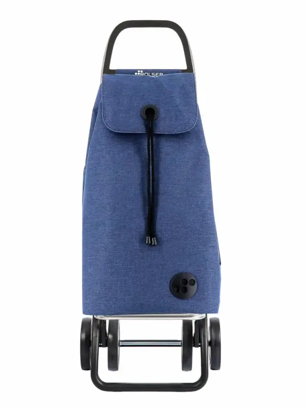 Rolser dramatenvagn 4L Tweed 43 liter, blå