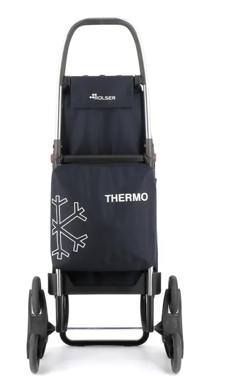 Shoppingvagn Rolser Thermo med kylfack 6L, blå